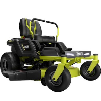 42-inch 75Ah Electric Riding Zero Turn Mower by Ryobi