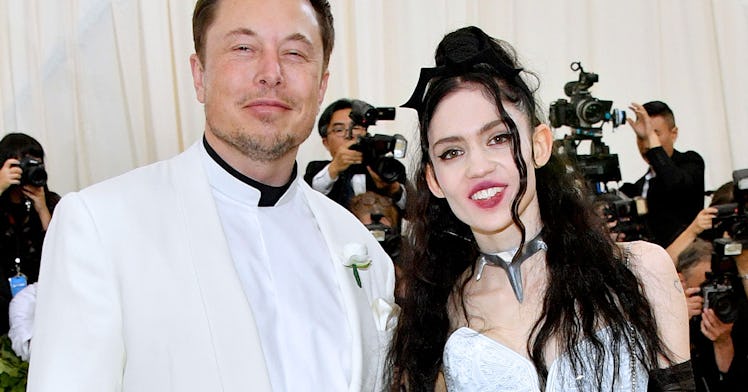 Elon Musk and Grimes at the Met Gala