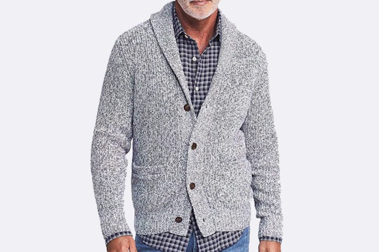 Faherty Brand Marled Cotton Cardigan