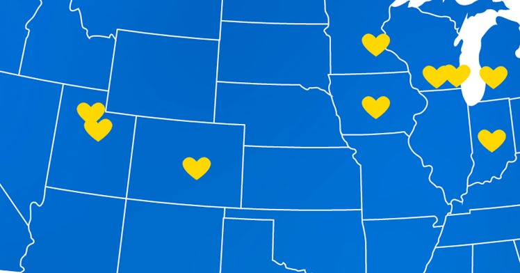 A map of the most neighborly cities