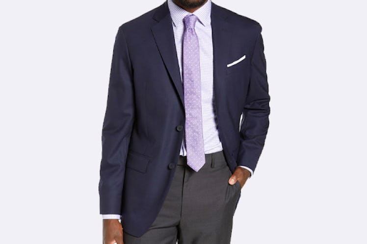 Nordstrom Tech-Smart Trim-Fit Wool Travel Blazer