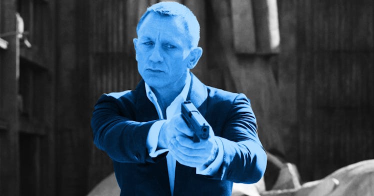 James Bond holding a gun