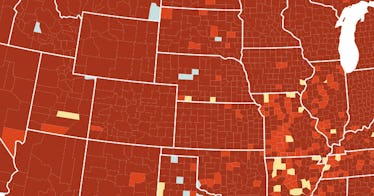 CDC Map Updated to Show Where Masks Should Be Worn Indoors