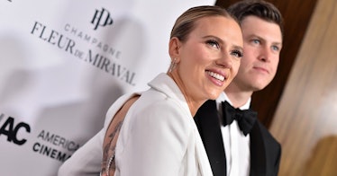 Scarlett Johansson and Colin Jost