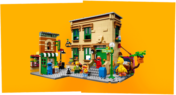 A Lego 123 Sesame Street set
