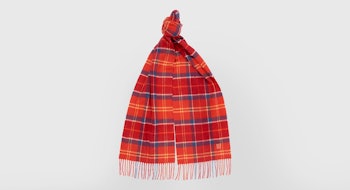 Barbour Plaid Lambswool Scarf