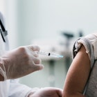 a tween receives the hpv vaccine