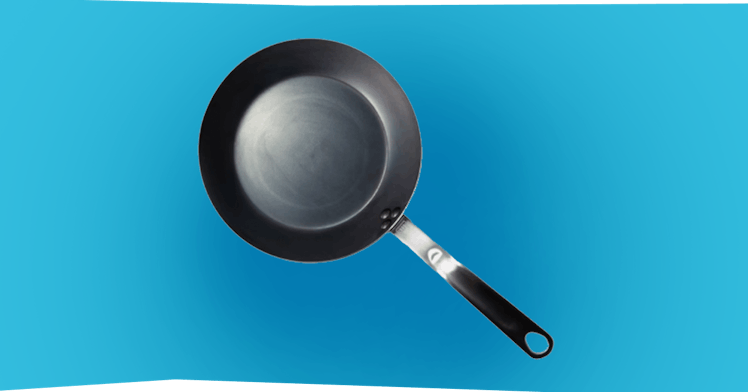 A black skillet from Huckberry