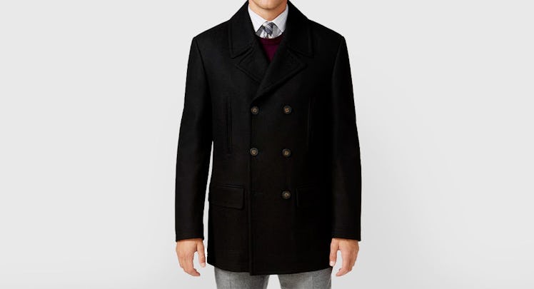 Lauren Ralph Lauren Wool-Blend Peacoat