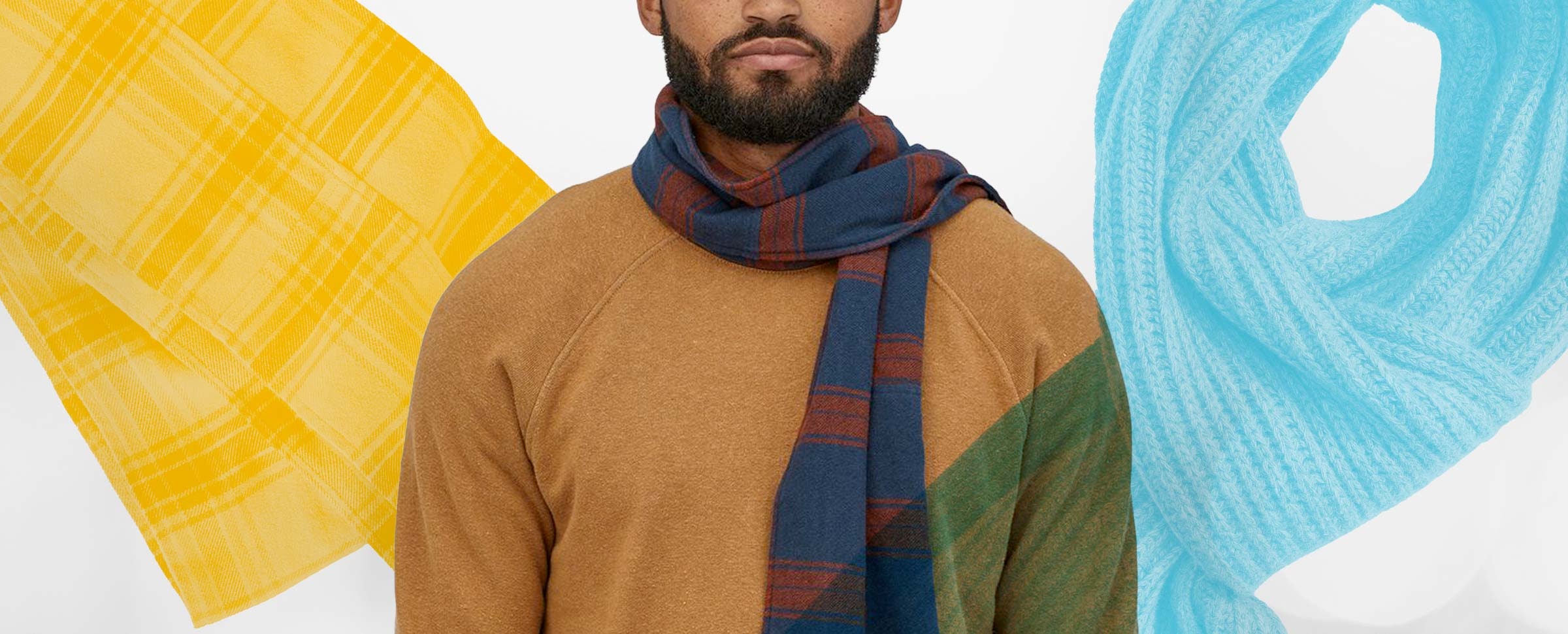 Great Gift Choice for Christmas Day & New Year Solid Color Wool Scarf for men Thick Soft Mens Cashmere Scarves for Winter 