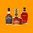Jack Daniels, Old Forester, and Four Roses 