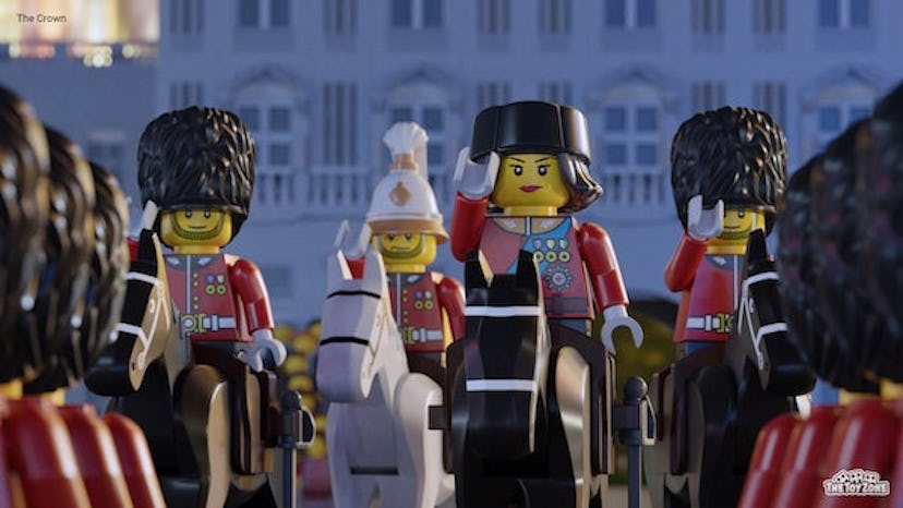 The Crown lego scene