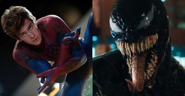 Andrew Garfield's Spiderman and Tom Hardy's Venom