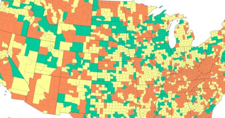 CDC Covid Map