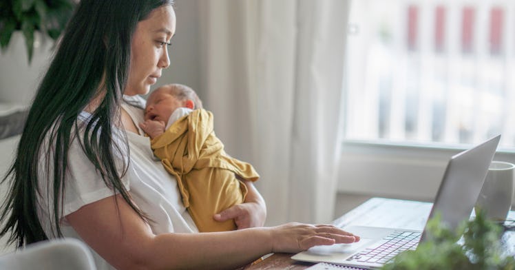 federal paid leave woman with newborn