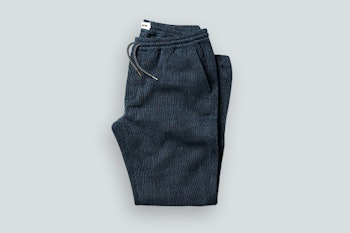 Taylor Stitch Apres Pants in Indigo Waffle