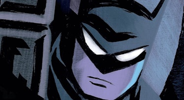Close up of batman from the Batman: Ego and Other Tails comic book