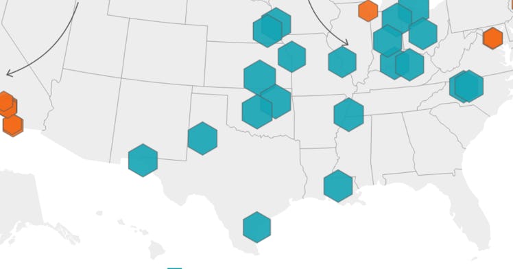 cities with more space cheaper rent