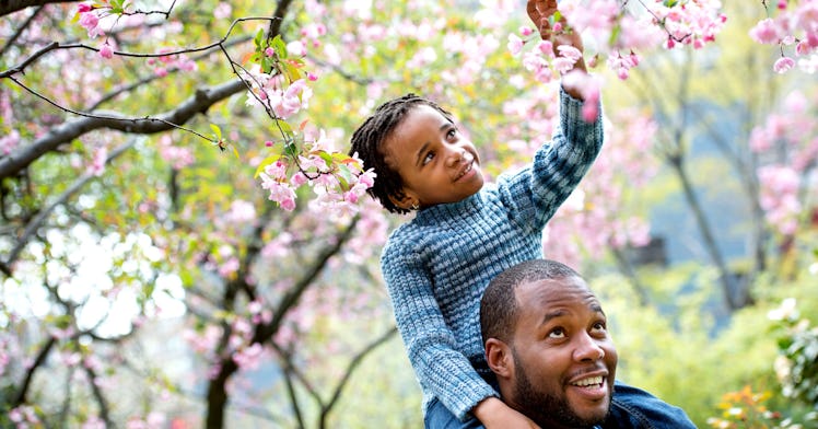 dad daughter spring