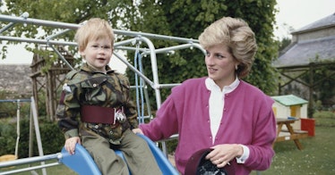 Princess Diana and Prince Harry in 1986