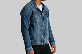 Tecovas Men's Shearling Denim Trucker Jacket