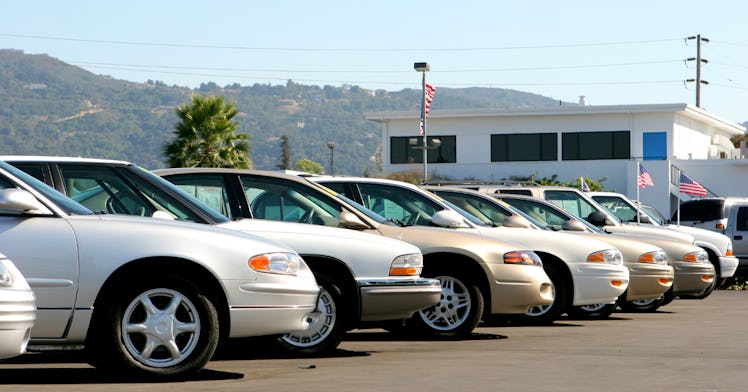 used car lot