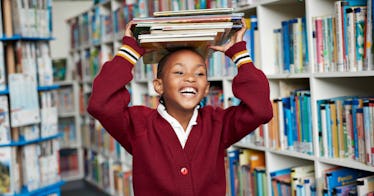 books carried by young teen girl