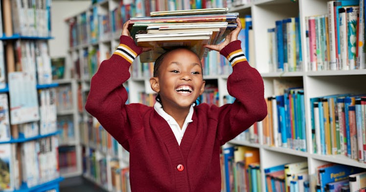 books carried by young teen girl