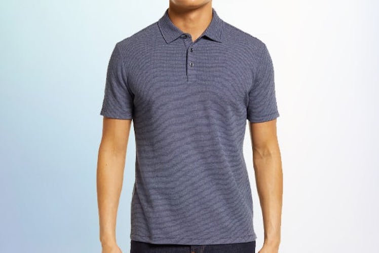 Robert Barakett Cloverdale Waffle Polo