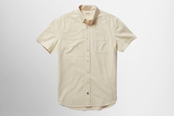 Taylor Stitch Short-Sleeve Jack Shirt in Natural Seersucker