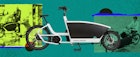 Collage of Urban Arrow family electric bikes
