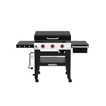 Nexgrill代托纳3-Burner 30。丙烷气矿筛在黑色的盖子