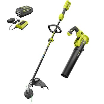 Ryobi 40 v惠普无绳鼓风机和微调2-Tool工具包