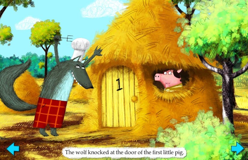 Three Little Pigs: Nosy Crow Interactive Story Book -- spelling and reading apps