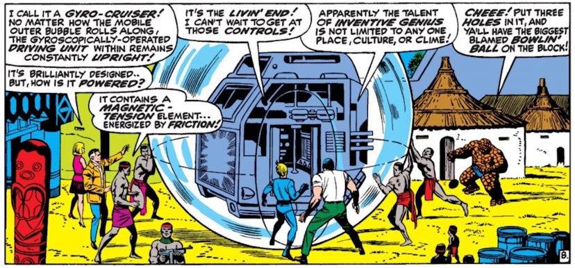 The Fantastic Four amazed by the scientific ingenuity of Wakanda in ‘Whosoever Finds The Evil Eye.’