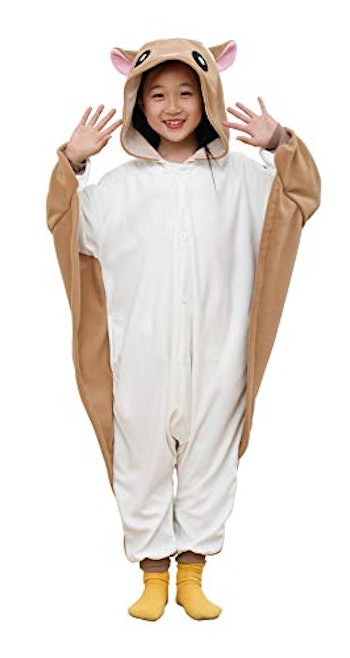 Plush Sleepwear Halloween Flying Squirrel Costume
