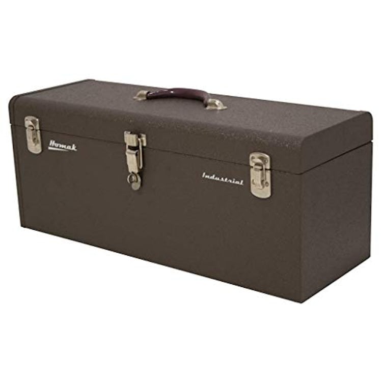 Homak Steel Toolbox, Brown Wrinkle Powder Coat, BW00200240