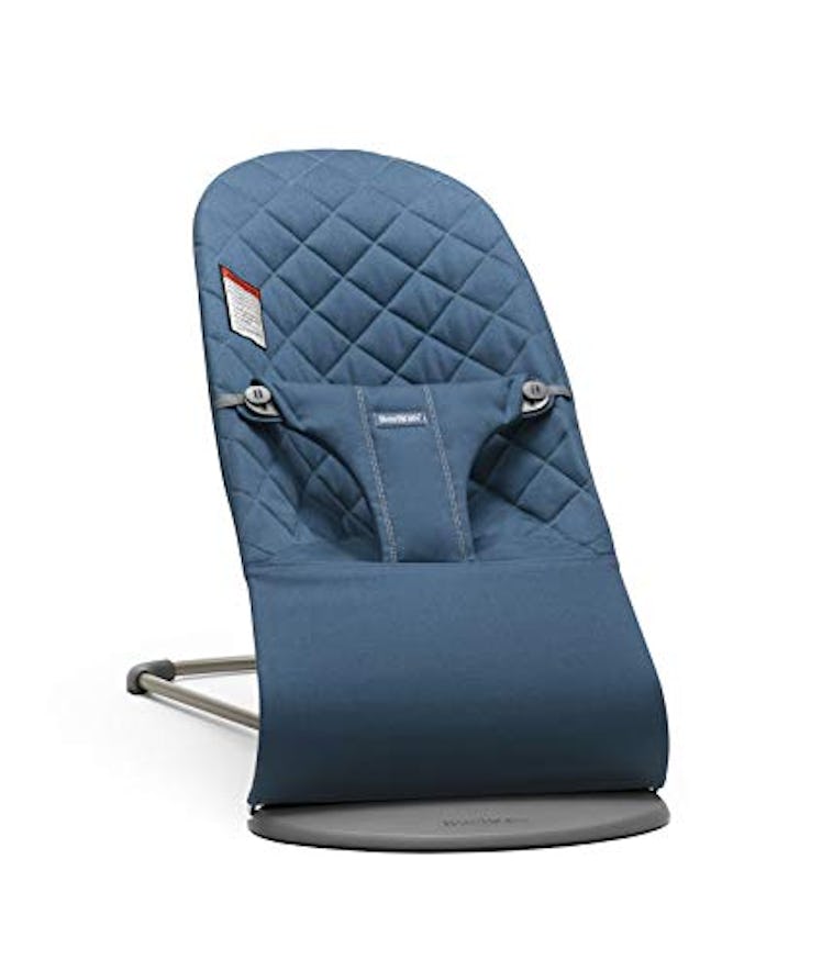 BABYBJORN Bouncer Bliss, Midnight Blue, Cotton