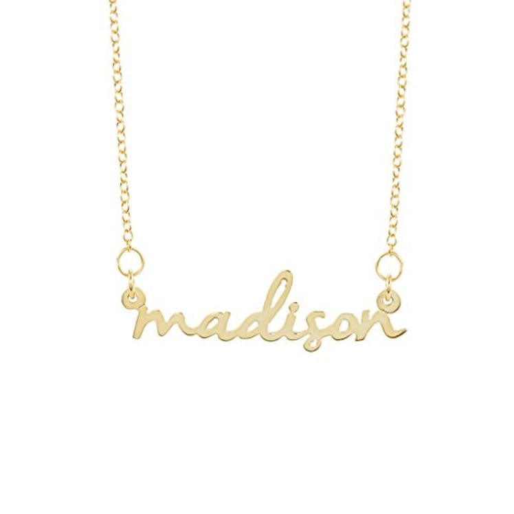 Brook & York Custom Nameplate Name Necklace