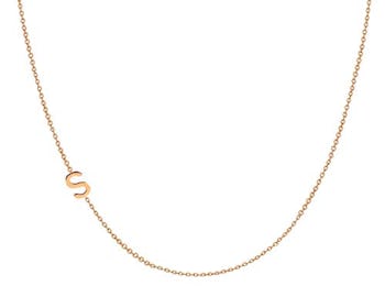 Zoe Lev Letter Necklace