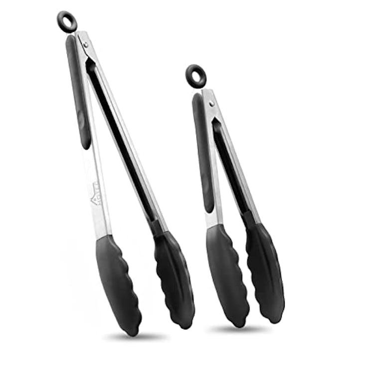 Hotec Premium Stainless Steel Locking Kitchen Tongs