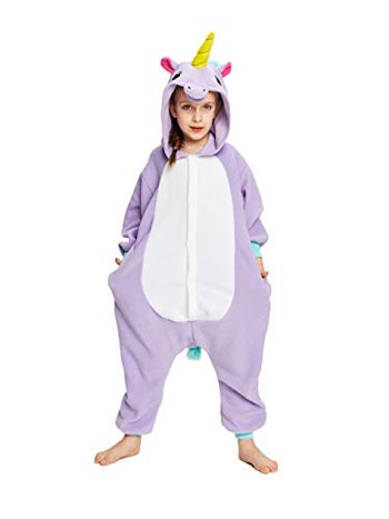 NEWCOSPLAY Unisex Children Unicorn Pyjamas Halloween Costume