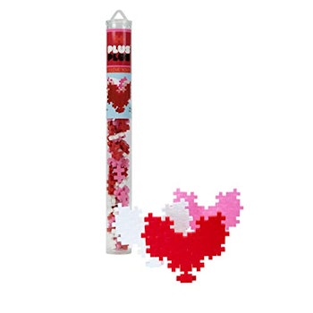 I Love You Hearts Building Blocks by Plus Plus