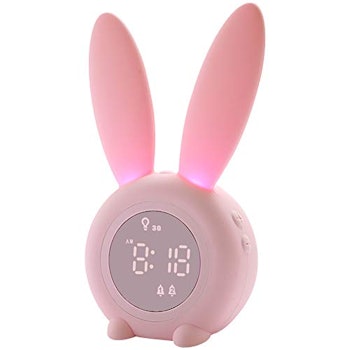 Anmones Rabbit Night Light & Alarm Clock