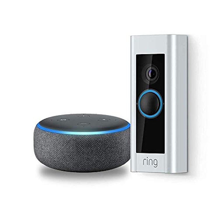 Ring Video Doorbell Pro with Echo Dot (3rd Gen) - Charcoal