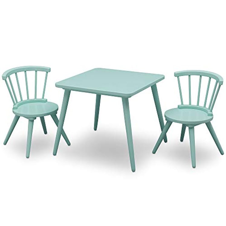 Delta Children Windsor Kids Wood Chair Set and Table
