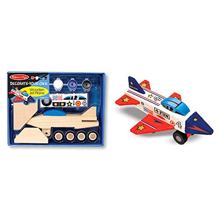 Decorate-Your-Own Wood Jet Plane by Melissa & Doug