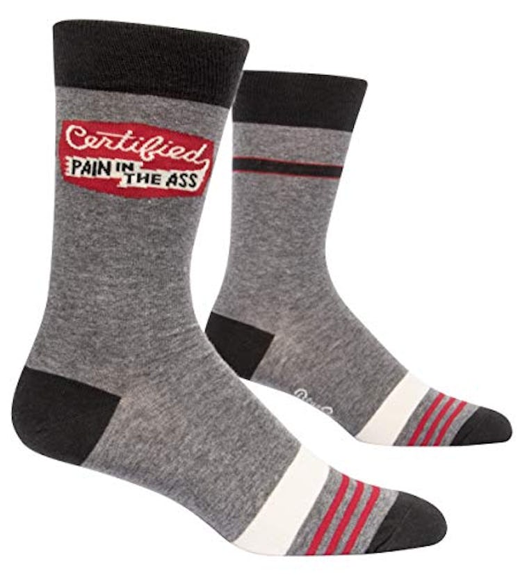 Certified Pain in The A-s Men's Crew Socks by Blue Q