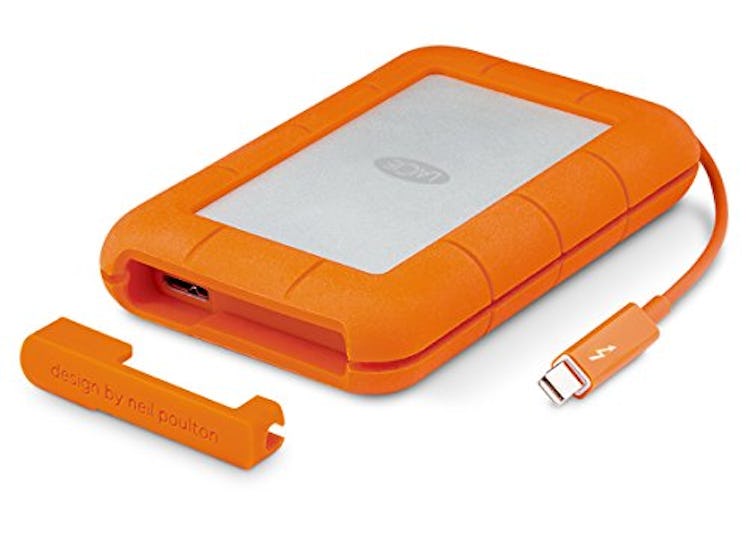 LaCie Rugged Thunderbolt USB 3.0 2TB External Hard Drive Portable HDD