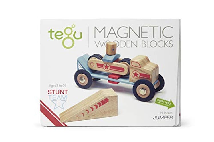 Jumper Magnetic Wooden Block Set by Tegu
